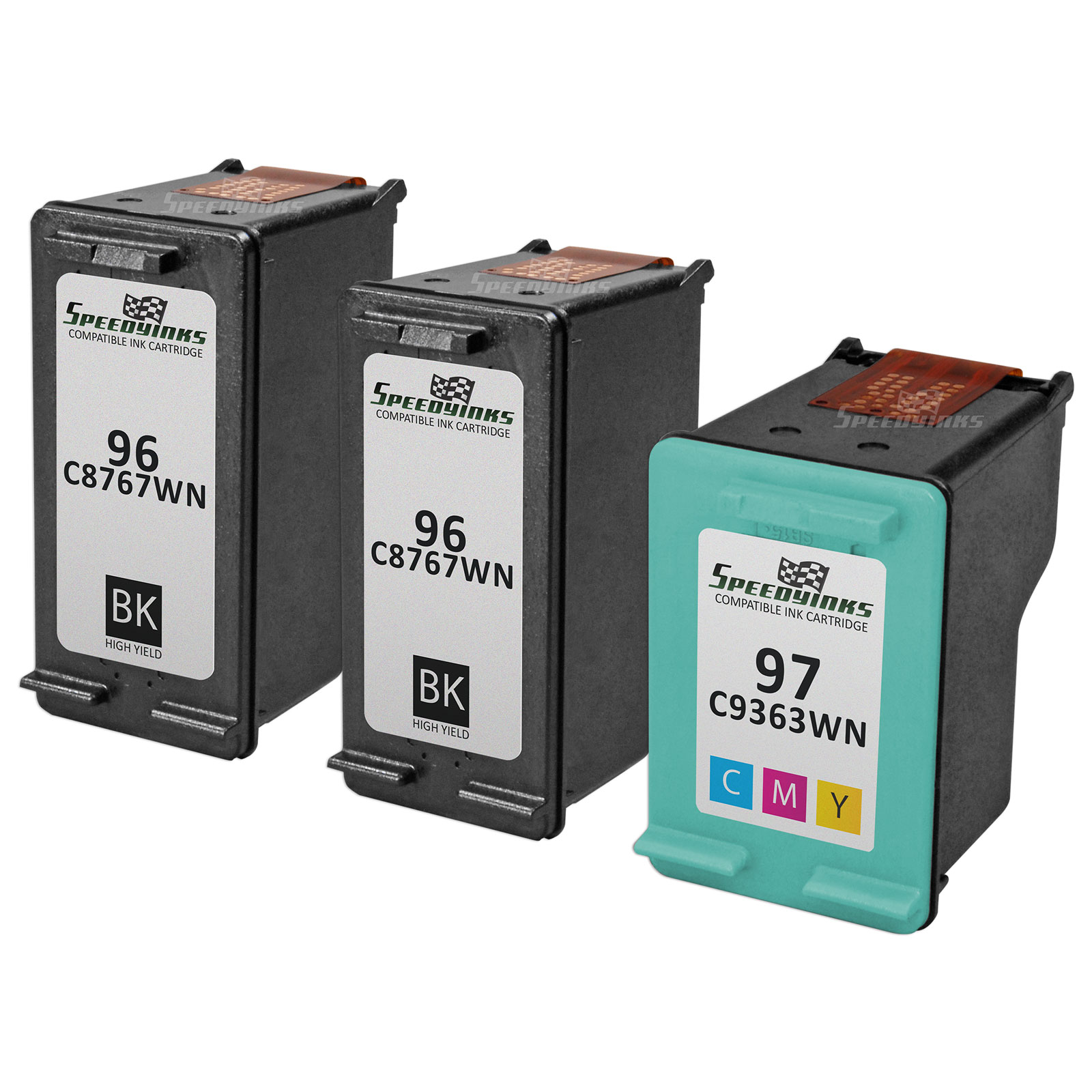 3p C8767WN C9363WN Ink Cartridge for HP 96 BLACK 97 COLOR Deskjet 6940